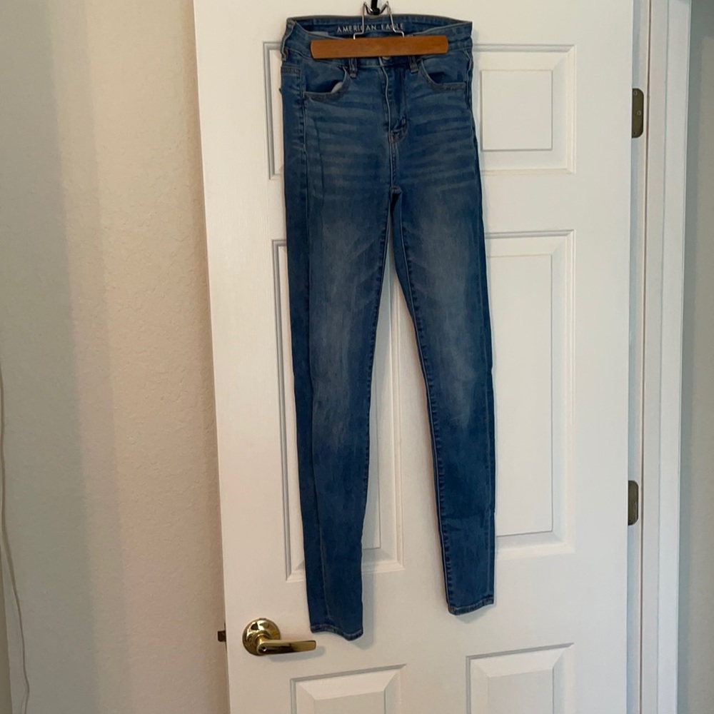 Tall medium wash skinny jeans
